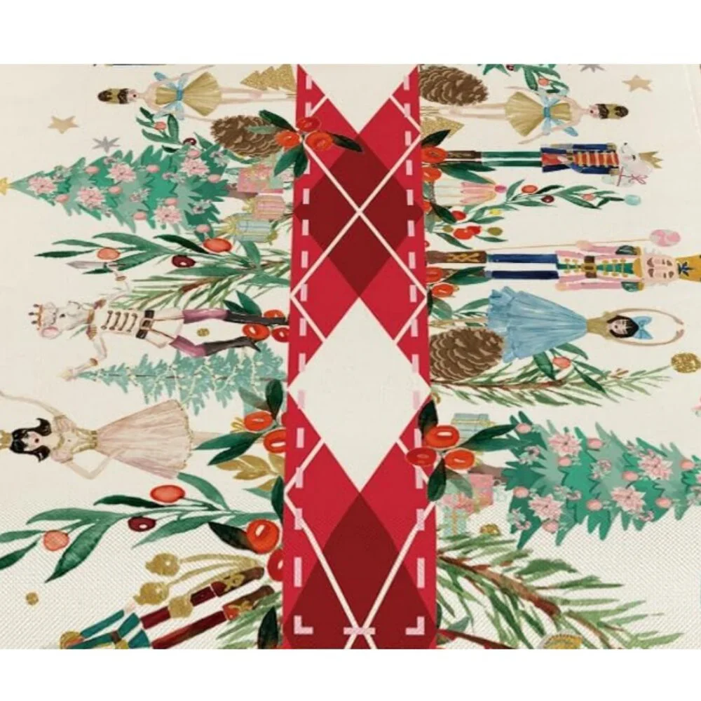 Nutcracker Table Runner Christmas Decor Holiday Decoration 72